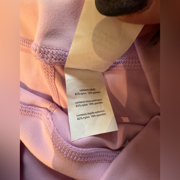 NWT WEWOREWHAT V shape pink leggings 26โ (size M) - Picture 6 of 7